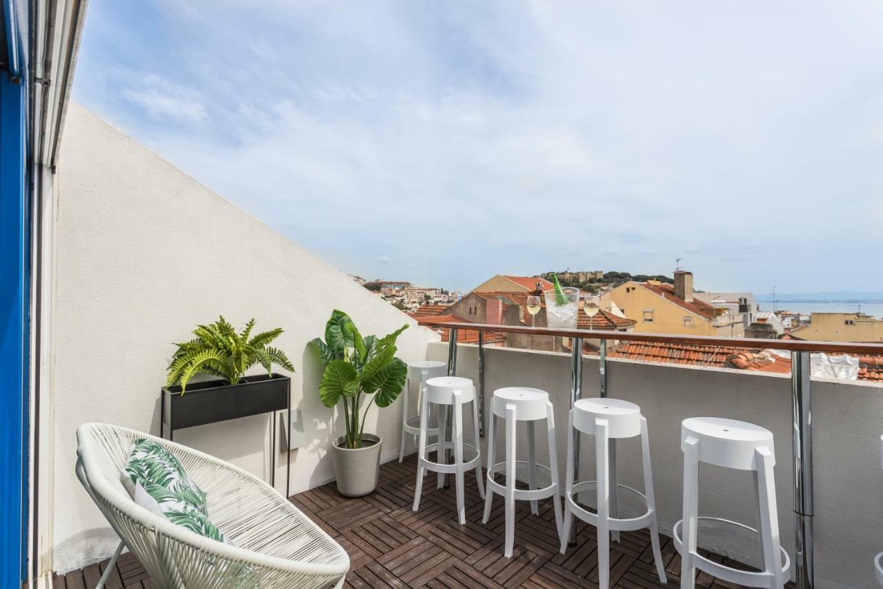 Rossio Penthouse Three-Bedroom Apartment W/ River View And Parking - By Lu Holidays Лиссабон Экстерьер фото